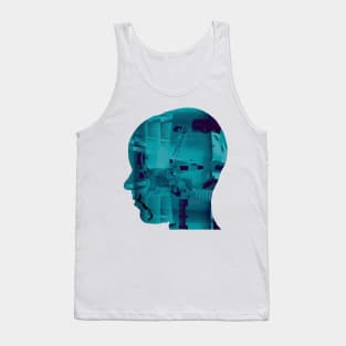 Blue face Tank Top